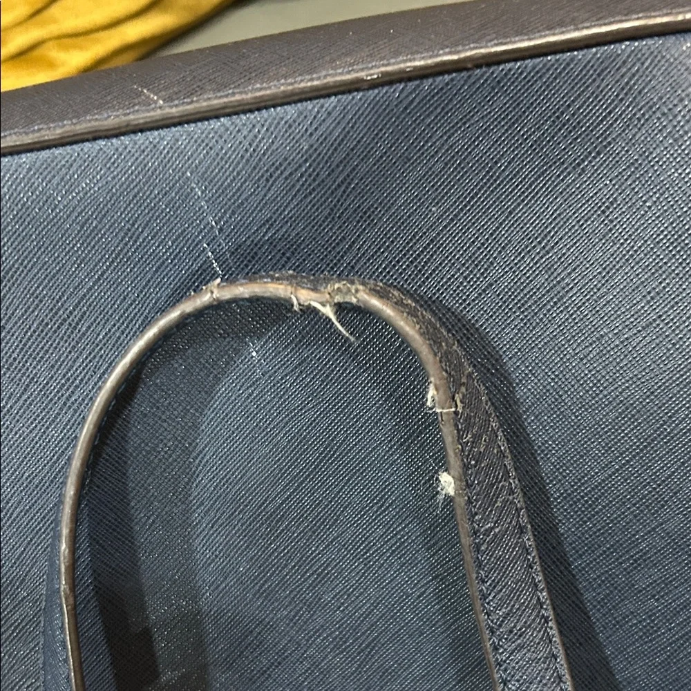 Michael Kors Jet Set Laptop Bag, Navy - Picture 14 of 15